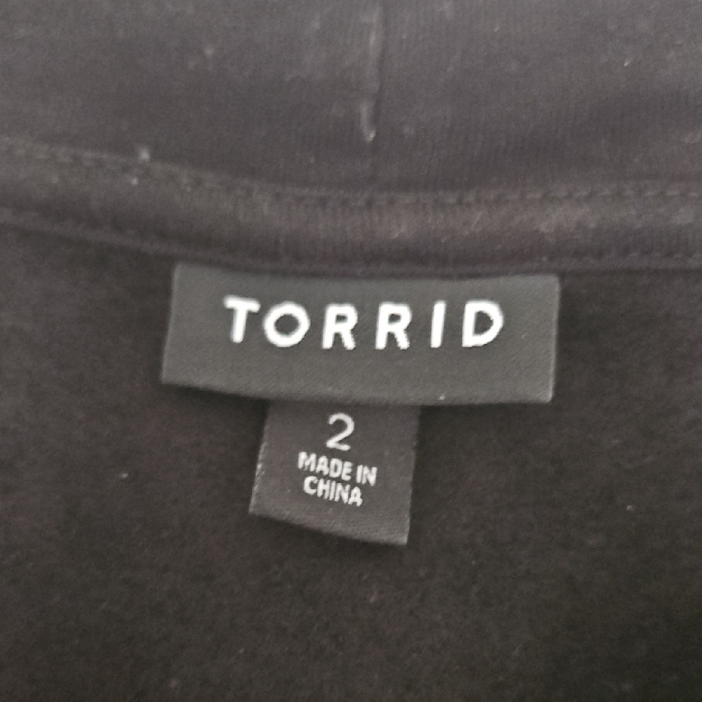 Torrid Black Sweater with Silver Embellishments - Picture 2 of 4